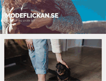 Tablet Screenshot of modeflickan.se